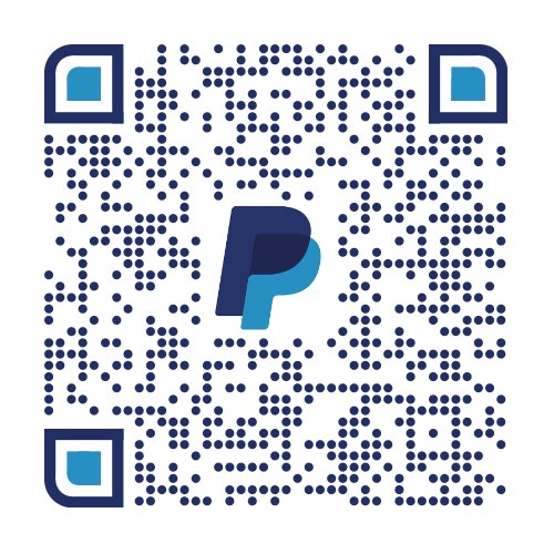 PayPal QR code &mdash; scan to tip